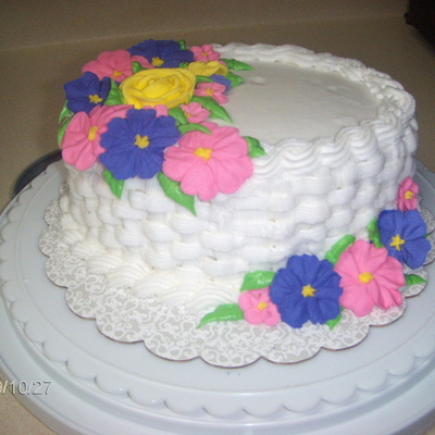 Wilton Course 2 Final Cake