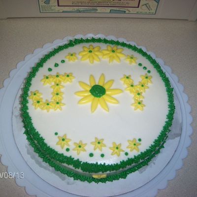 Daisy Birthday Cake