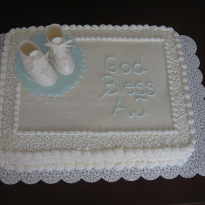 Boy, Baptism And Booties