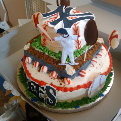 Ny Yankees Birthday Cake