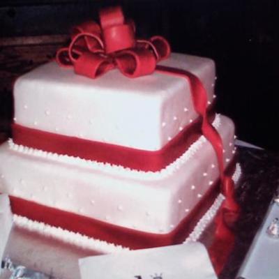 Red And Silver Wedding