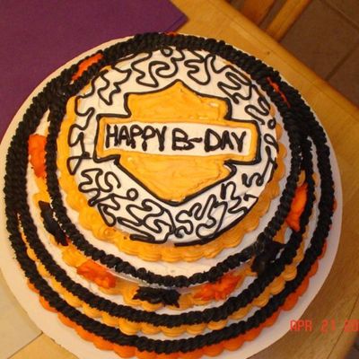 Harley Davidson 4 Tier Cake