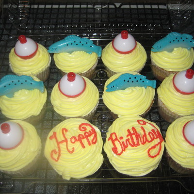 Fishing Cupcakes