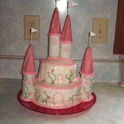 Princess Castle Cake