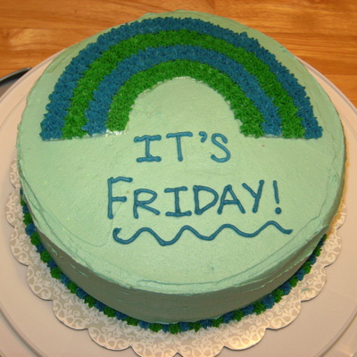 Wilton Course 1 Rainbow Cake