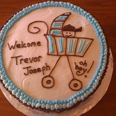 Boy Baby Shower Cake