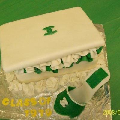 First Shoe Box Cake