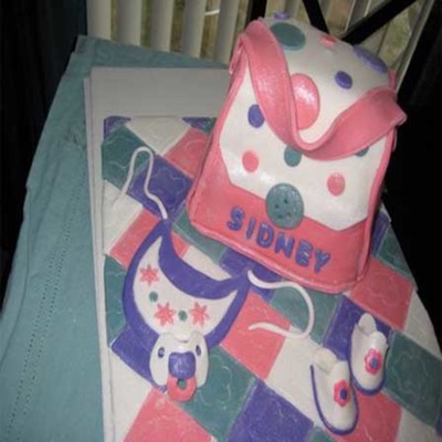 First Diaper Bag Cake