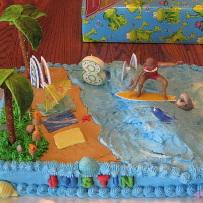 Surfing Cake