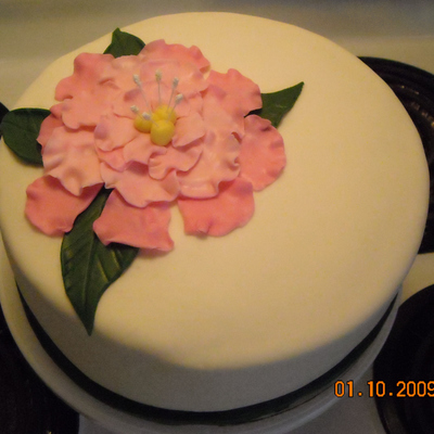 Fantasy Flower Anniversary Cake