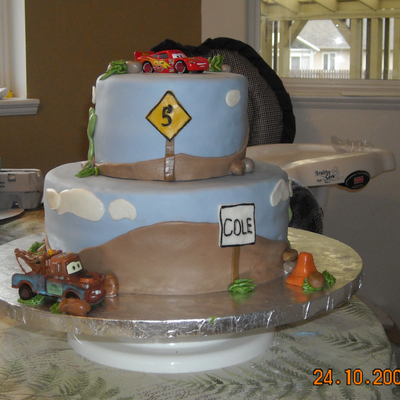 Cars Themed Cake