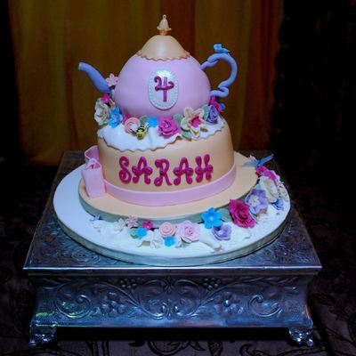 Sarah's Tea Pot Cake