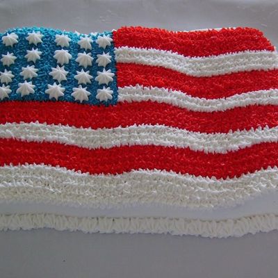 Flag Cake