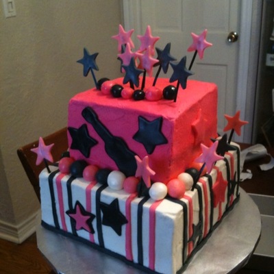 Rockstar Pink Cake