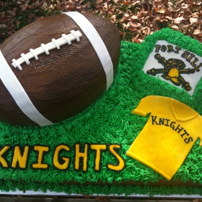 Pee Wee Football Team Cake
