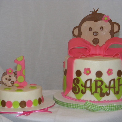 Mod Monkey Cupcake Tower