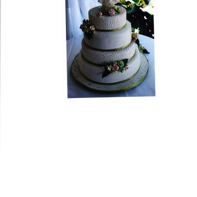 My First Fondant Wedding Cake