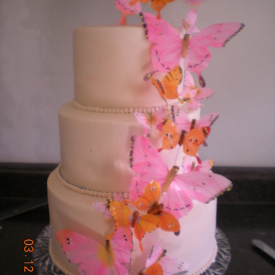Butterflies Cake