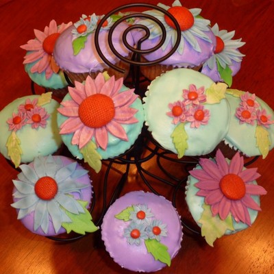 Daisy Cupcakes