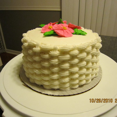 Basketweave Cake