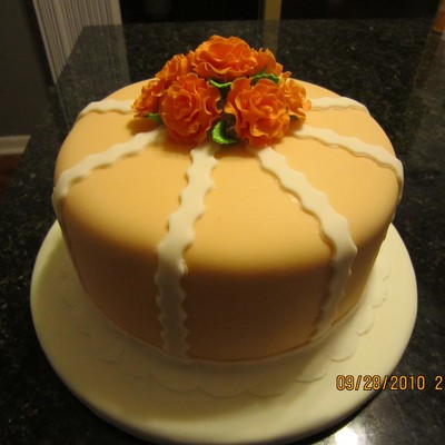 Elegant Rose Cake