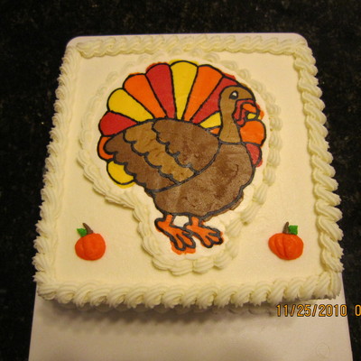 Thanksgiving Turkey Cake