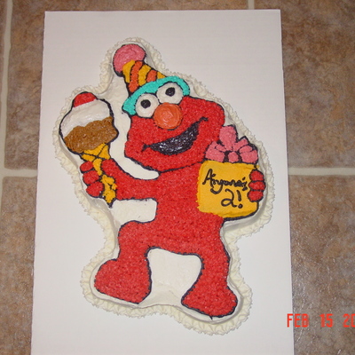 Elmo Cake