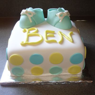 Baby Bootie Cake