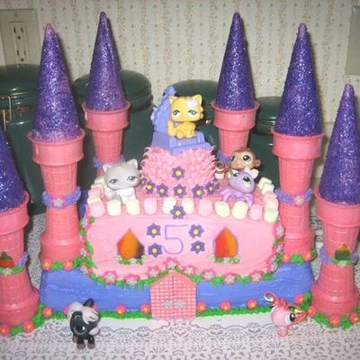 Kira's Lps Castle Cake