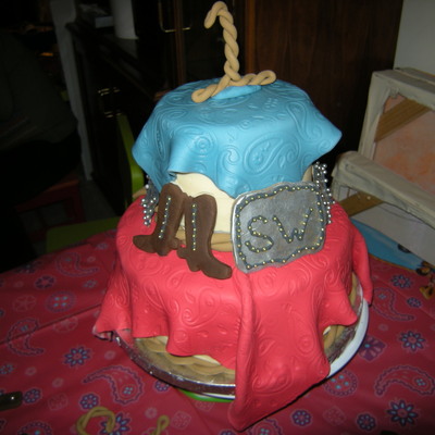 Cowboy Birthday Cake