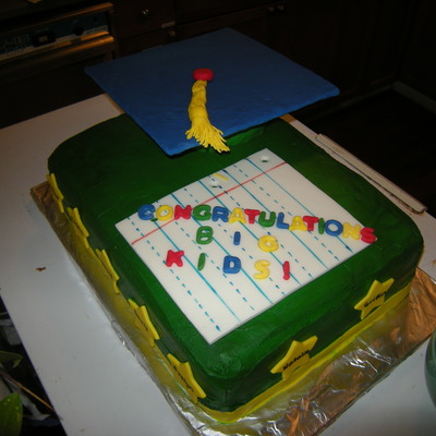 Preschool Graduation Cake