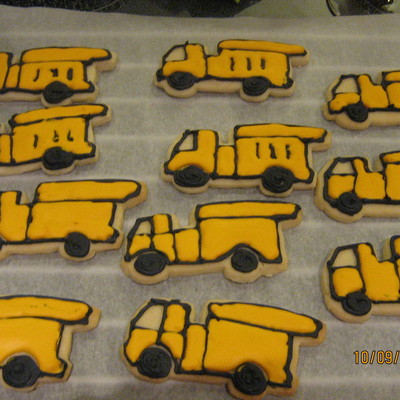 Dump Truck Cookies