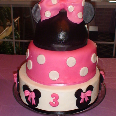 Minnie Mouse 3Rd Birthday - Pink & Black
