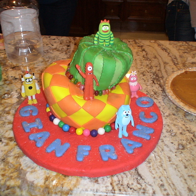 Yo Gabba Gabba Cake