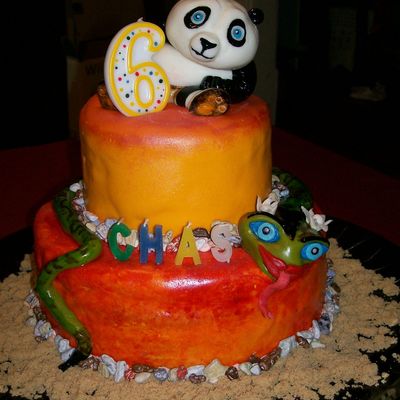 Kung Fu Panda Birthday Cake