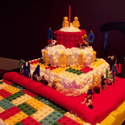 Lego Cupcake Cake