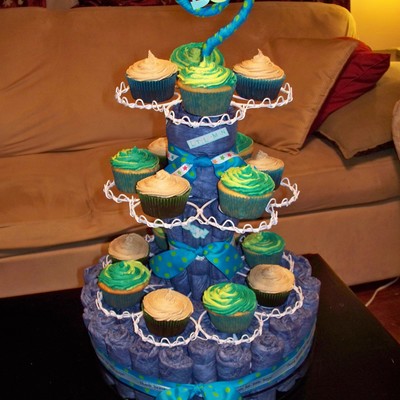 Baby Boy - Usable Cupcake Display