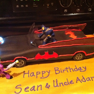 Batman Batmobile Cake