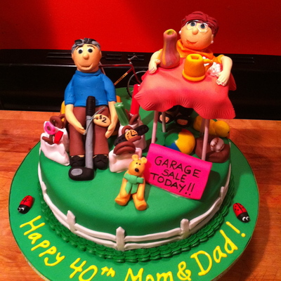 40Th Anniversary Cake