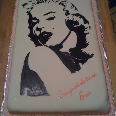 Hand Painted Marilyn Monroe