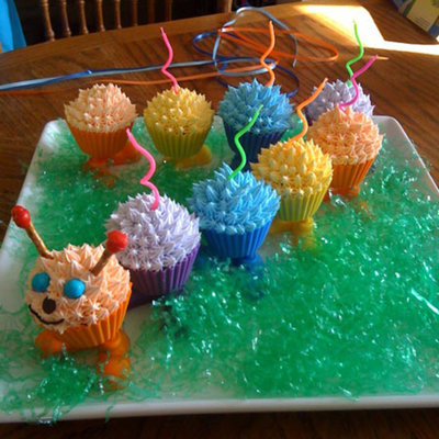 Caterpillar Cupcake