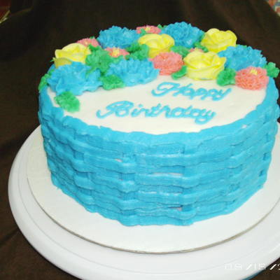 Birthday Flower Basket