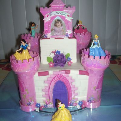 Disney Princess Castle Cake