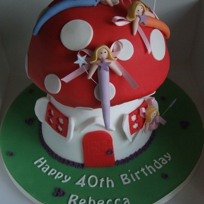 Fairy Toadstool Cake