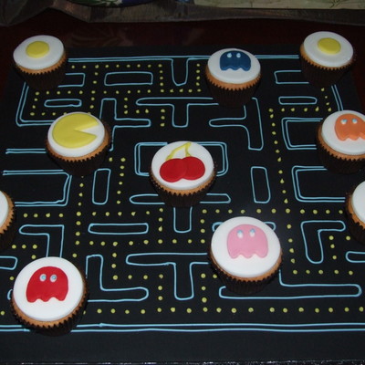 Pac Man Cupcakes