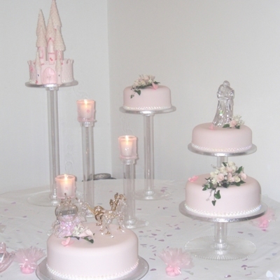 5 Tier Castle Wedding Cake