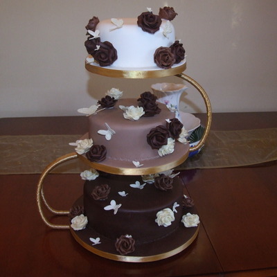 3 Shades Of Chocolate Cake