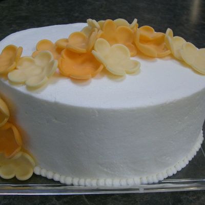 Orange Flower Cake