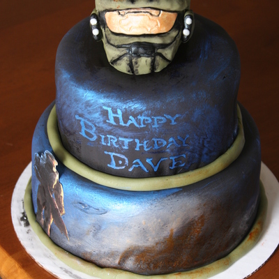 Halo Birthday Cake