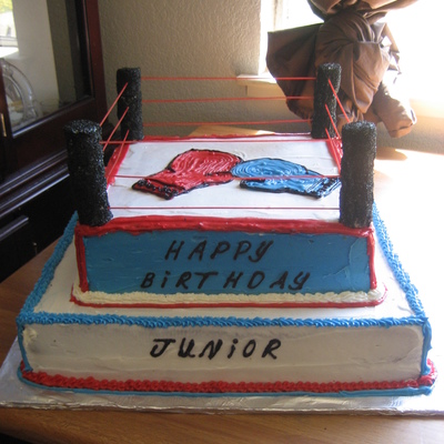 Boxing Ring Cake